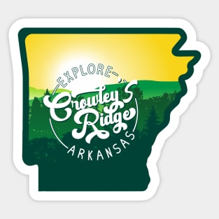 Explore Crowley's Ridge Sticker